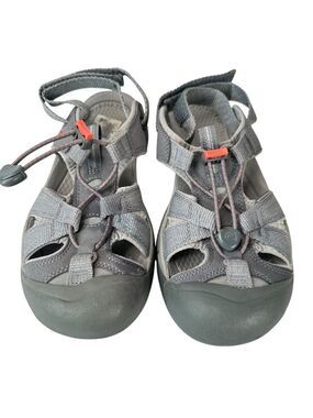 KEEN Ravine H2 Sandals 8 Grey Water Hiking Trail Outdoor Lightweight Water Sport
